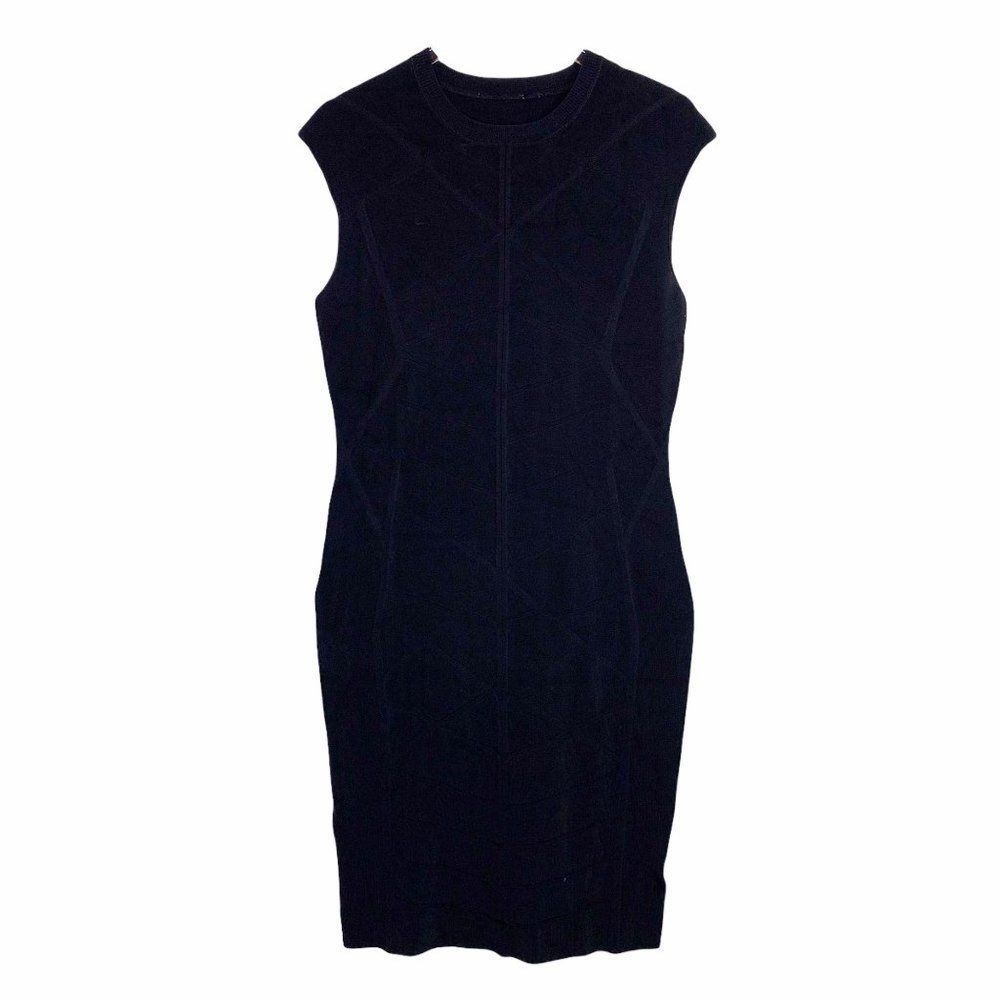 Ted Baker Sahskia Body Con Dress Sz 12 Black